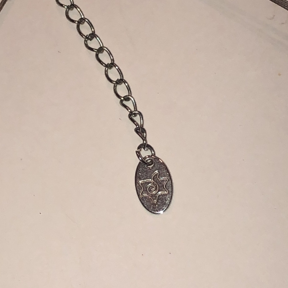 Multicolor Boho Wire Statement Necklace - image 4